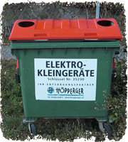 Container für Elektro-Kleingeräte